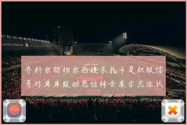 乔科尔称切尔西追求扎卡是积极信号对库库鼓动恩佐转会表示无法认同